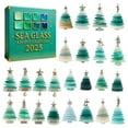 thumbnail image 2 of Sea Glass Christmas Tree Advent Calendar 2025-2026,Sea Glass Tree,Christmas Decoration Crafts,Handmade Seaside Christmas Decor,Multifunctional Home Decoration, 2 of 6
