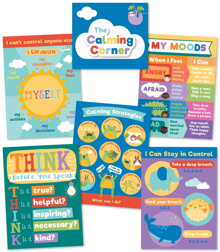 Photo 1 of Calming Strategies Bulletin Board Set