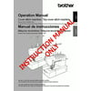 Brother CV3440 Overlock Serger Owners Instruction Manual