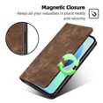 thumbnail image 5 of For Xiaomi Redmi Note 14 4G (164.84mm) Case RFID Blocking Wallet Leather Phone Cover - Green, 5 of 5
