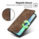 thumbnail image 5 of For Honor X8c 4G Case RFID Blocking Wallet Leather Phone Cover - Green, 5 of 5