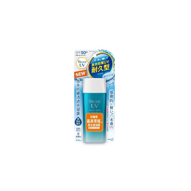 Kao Biore Uv Aqua Rich Watery Gel Sunscreen Spf50 90ml Walmart Com Walmart Com