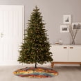 thumbnail image 6 of Bingfone Christmas Tree Skirt Mat Christmas Decoration Interior 36" -Vibrant Autumn Forest Hues, 6 of 6
