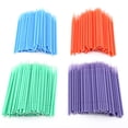 thumbnail image 2 of 400 hisopos dentales de colores, desechables, con microcepillos y aplicadores de materiales dentales., 2 of 11