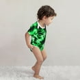 thumbnail image 3 of Rocae Green Tie Dye for Baby Cotton Short-Sleeve Bodysuits for Unisex Onesies Bodysuit-2 Years, 3 of 7