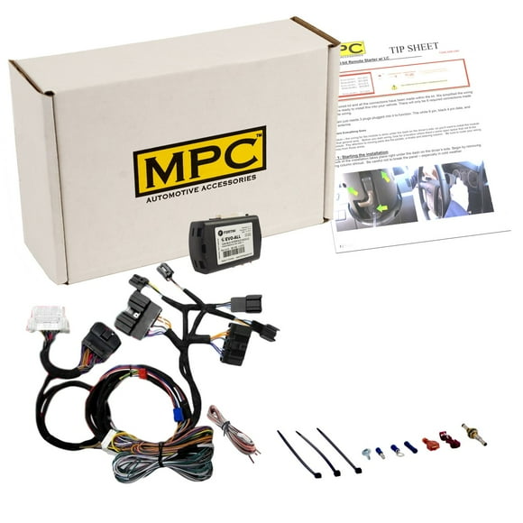 MPC Plug & Play Factory Remote Activated Remote Start Kit for 2008-2011 Mazda Tribute - with T-Harness - Firmware Preloaded