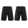 thumbnail image 4 of Mens Pantalones Cortos de Cintura Elástica con Bolsillos, Color Sólido Dibujo Casual Apretón de la Cintura Ejercicio Ventilar para el Gimnasio, 4 of 7