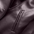 thumbnail image 5 of Zpanxa Leather Jacket Women Solid Color Long Sleeve Casual Jacket Warm Cozy Comfortable Classic Versatile Trendy Winter Outerwear, 5 of 8
