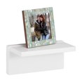 thumbnail image 1 of Honey-Can-Do White L Shape Wall Shelf, 1 of 5