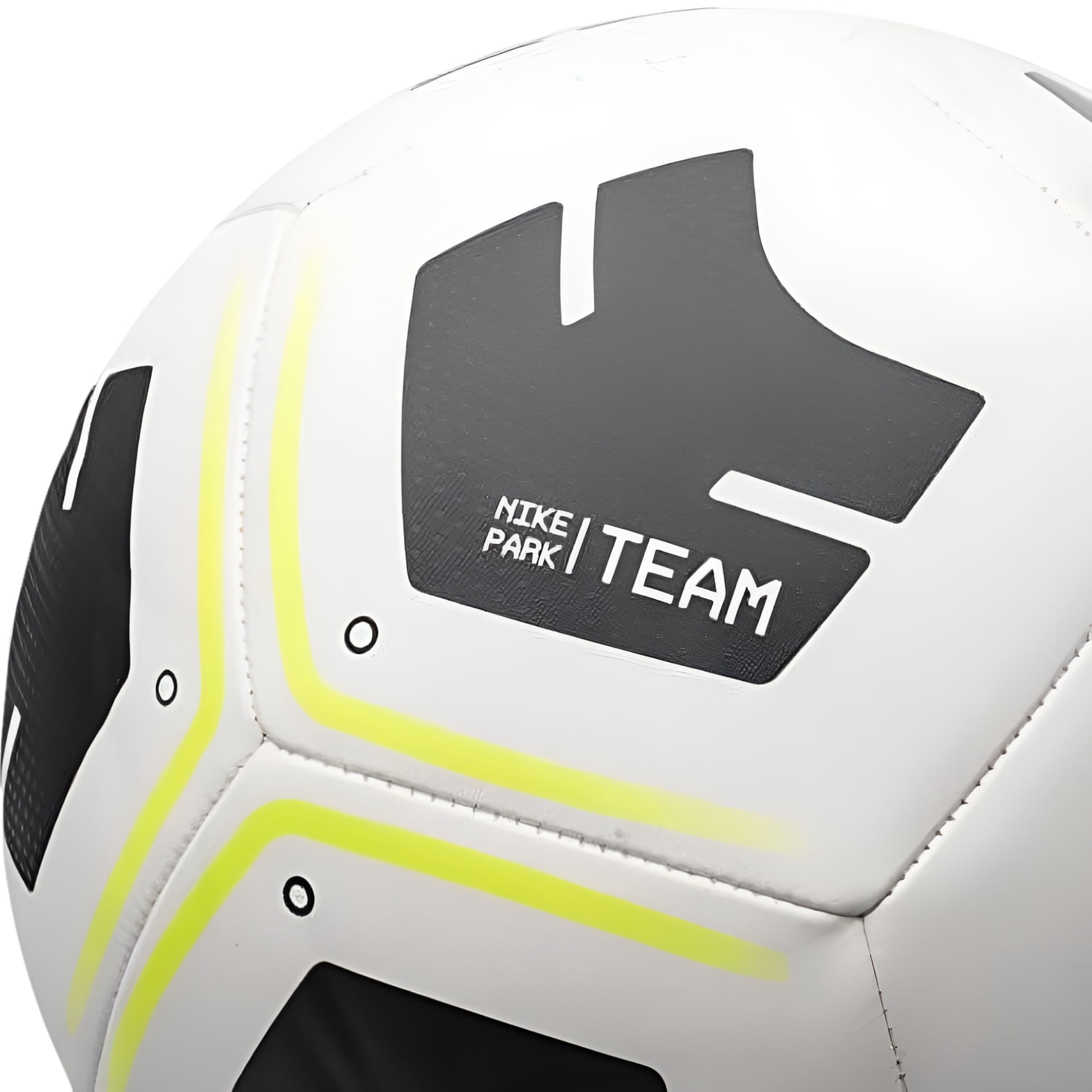 Nike Park Soccer Ball-White/Black/Volt-Size 5
