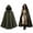 Green 01, variant on MYATED Renaissance Cloak with Hood for Women Medieval Vintage Hooded Cape Halloween Cosplay Costume,Black