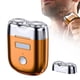 thumbnail image 2 of Pisexur Belleza Maquillaje Afeitadora portátil para hombre, miniafeitadora en seco resistente al agua IPX7, con anillo magnético para afeitadoras en seco y húmedo.para mujeres y hombres, 2 of 3