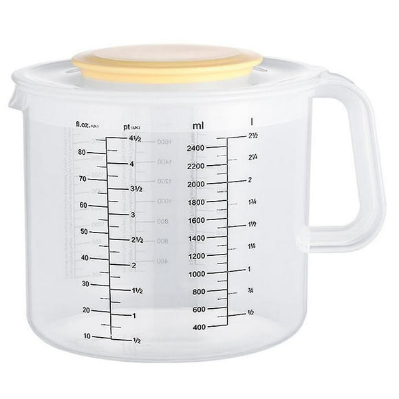 Plastic Ounce Measuring Cups And Mixing Pitcher For Baking With Lid Liquid Measuring Jugs/jar In Ml