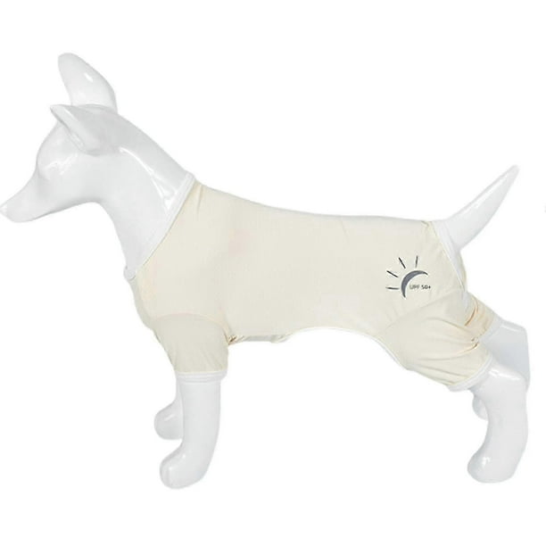 Summer Dog Clothes Breathable Anti-uv Elastic Large Dog Sun Protection Clothing Pet Four-legged Clothes