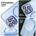 thumbnail image 3 of Estuche magnético diseñado para iPhone 15PROMAX, estuche protector delgado y translúcido a prueba de golpes, 3 of 7