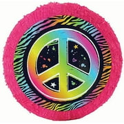 Neon Peace Sign Pinata