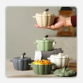 thumbnail image 5 of HCTSHG Pumpkin Bowl Set with Lid and Handle, Ceramic Ramekins for Baking, Casserole Dish Individual Severing Pot, Stoneware, Oven Safe, 5 of 9