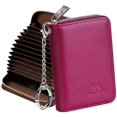 thumbnail image 1 of Cartera con cremallera FurArt con bloqueo RFID para mujer y llavero, 1 of 7