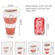 thumbnail image 2 of utensilios para beber Silicone Collapsible Cup 19oz, Floding Travel Cup/Mug with Lid Lightweight Water/Coffee Drinking Bottle for Outdoor Camping Hiking BPA Free [1Piece, Orange] Zhivalor ZFFLD524, 2 of 3