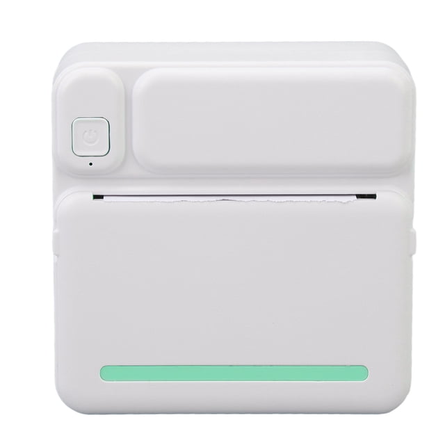 Portable Mini Printer with APP, Photo Barcode Label Thermal Printer, Photo Black and White Illustrated Book Printer for Kids DIY Study Notes Pictures Receipts.