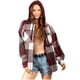 thumbnail image 1 of Ichuanyi liquidación moda mujeres manga casual casual con cuello en V choque con capucha con capucha ICHUANYI WER2023082211570, 1 of 5
