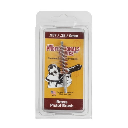 The Professionals Choice .357 / .38 / 9 mm Brass Pistol Brush (Best Pistol Powder For 9mm)