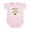 Petal Pink, variant on CafePress - Daddy's Little Peanut Infant Creeper Body Suit - Baby Light Bodysuit, Size Newborn - 24 Months