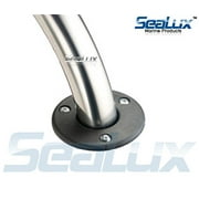 SeaLux Marine Extra Cup Mount Set for Removable Folding Pontoon Ladders 1-1/4" tubing/Ladder Insert Plugs