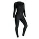thumbnail image 3 of Traje de buceo Trajes de baño Traje de baño Cremallera Pieza Cuerpo Trajes de baño Traje de neopreno Mujer Negra, 3 of 8