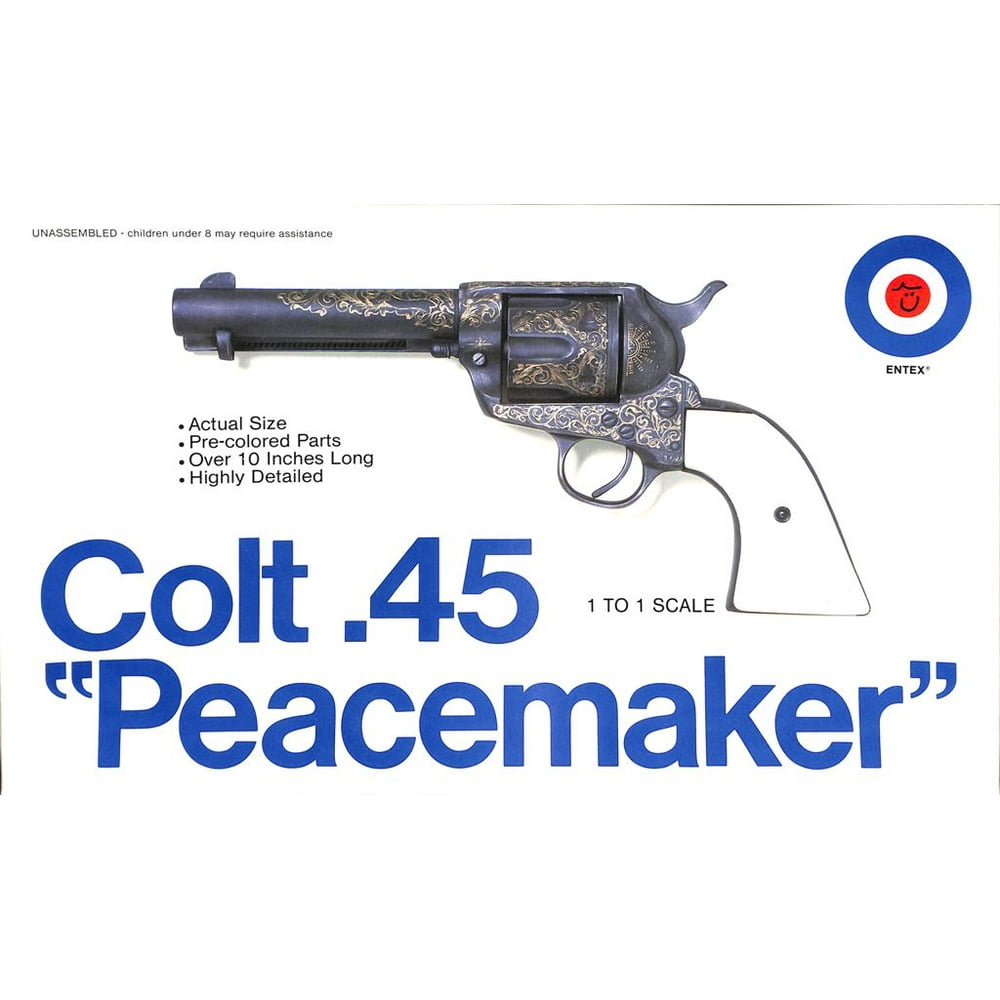 Entex 11 Colt .45 Peacemaker Gun Plastic Model Kit 8007