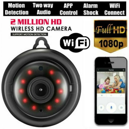 Nightwill 2PCS Mini Camera Wireless Wifi Home Security 1080P DVR Night Vision Motion Detection