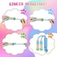 thumbnail image 4 of Paquete de 2 cuerdas para saltar para niños (azul y rosa) Cuerda para saltar ajustable Mango de madera antideslizante Cuerda de algodón tejida Niñas Niños Fitness Cuerda para saltar Ejercicio Juegos escolares Actividades al aire libre Excelente Rendimiento, 4 of 5