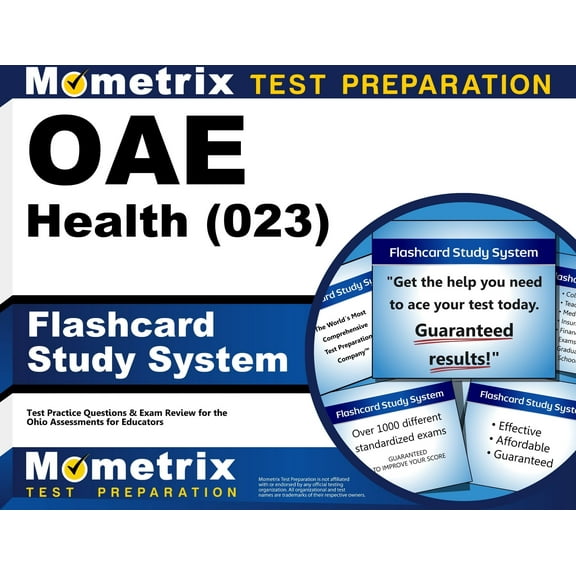 Oae Health (023) Flashcard Study System : Oae Test Practice Questions & Exam Review for the Ohio Assessments for Educators (Cards)