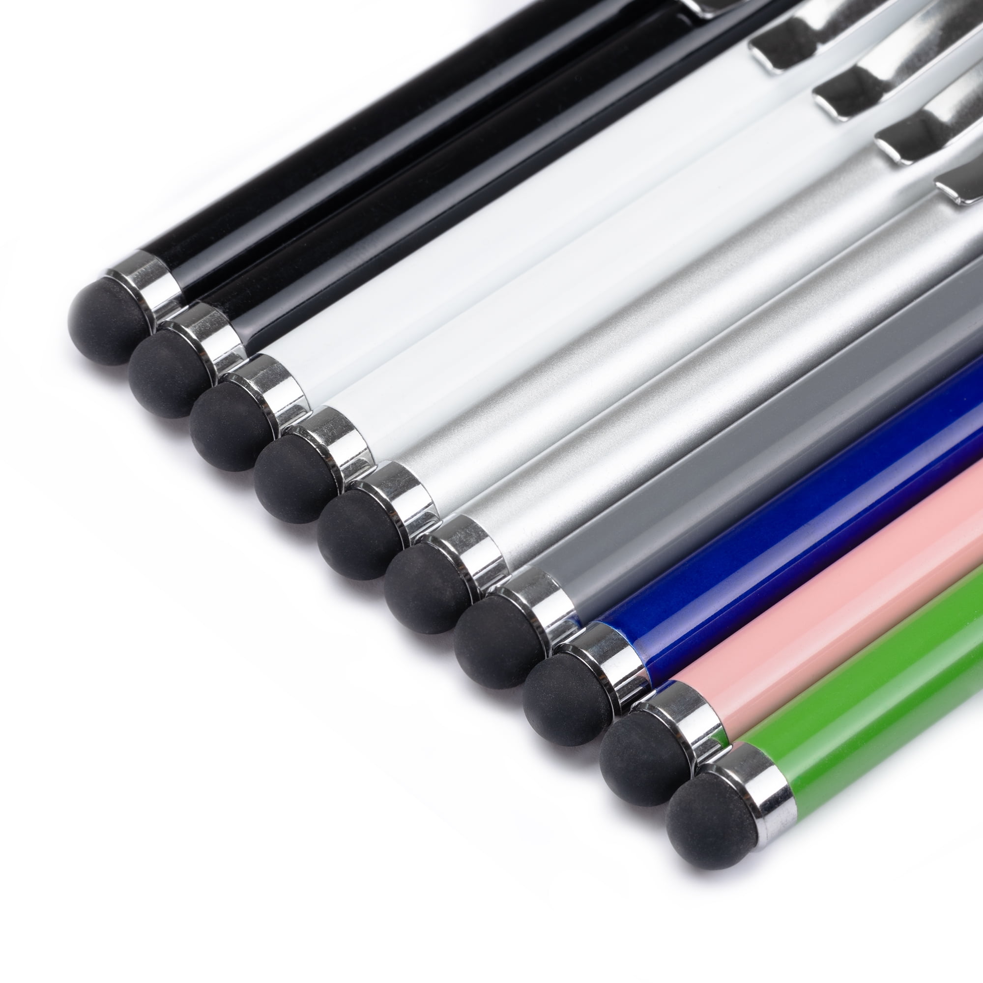 Onn+ Stylus Set 10 Pack Assorted Colors Compatible with