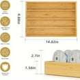 thumbnail image 4 of CNKOO Bamboo Coffee Pod Storage Holder Drawer Insert for Counter Compatible Vertuo Vertuoline Capsules for Kitchen  Home  Office  Coffee Station, 4 of 6