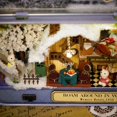 thumbnail image 2 of Maison de poupée miniature en boîte faite à la main, thème du bon vieux temps (promenade en hiver), 2 of 4
