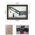 thumbnail image 6 of DECORARTS - There is Always Hope - Graffiti Artworks by Banksy. Giclee Prints on Acid Free Cotton Canvas Matching with Solid Wood Frames. Total Size w/Frame: 26.6x18.6", Ready to Hang., 6 of 6