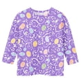 thumbnail image 3 of Cethrio Girls Easter T-shirts, Crewneck Summer Graphic Casual 3/4 Sleeve Tops Multicolor Size 6, 3 of 4