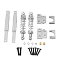 thumbnail image 2 of Amortiguador RC con juego de varillas de tracción, amortiguadores rellenos de aceite, kit de actualización profesional para bricolaje para camiones RC Plata, 2 of 8