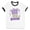 White/Black, variant on Graveyard Smash Ringer Tee Shirt Unisex Large White/Black