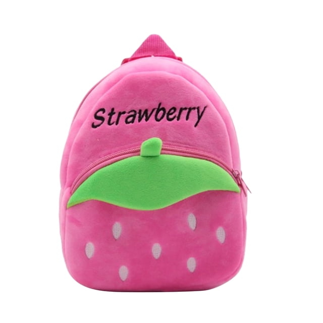 Mochila de infantil con peluche - Mochila de terciopelo suave para niños • Mochila de viaje ligera • Mochila con estampado de personaje