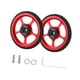 thumbnail image 4 of Ruedas fáciles para la rueda de rodillo de bicicleta plegable con pieza de reemplazo de tornillo Aleación de aluminio de neumático liviano estable Cuerpo delgado rojo, 4 of 8