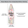thumbnail image 5 of HELLHERO Replacement Valentines Day Ironing Board Cover 3 Fasteners Elastic Edge Snug Fit, Butterfly and Floral Design, 5 of 5
