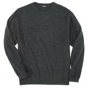 George - Men's Charcoal Gray Crewneck Cashmere Sweater