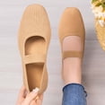 thumbnail image 5 of ibiyuan Orthopedic Walking Shoes for Women Arch Support Women's Walking Shoes Knit Upper Embroidery Platform Non- Womens Sneakers Casual Hands-Free Mary Jane Shoes Women Sock Shoe, 5 of 7