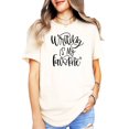 thumbnail image 4 of Writing Is My Favorite Shirt for Adults and Teens Cute Script Tee for Women Natural Shirt Adult Large, 4 of 4