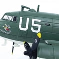 thumbnail image 3 of TAPDRA 1:100 Scale C-47 Skytrain Transport Model, Alloy+Plastic 20x30cm, Display Stand for Collection Enthusiasts Shelf Decor, 3 of 7