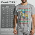 thumbnail image 5 of Men's The Simpsons Christmas Family Sledding Adventure Graphic Tee Silver Medium, 5 of 9