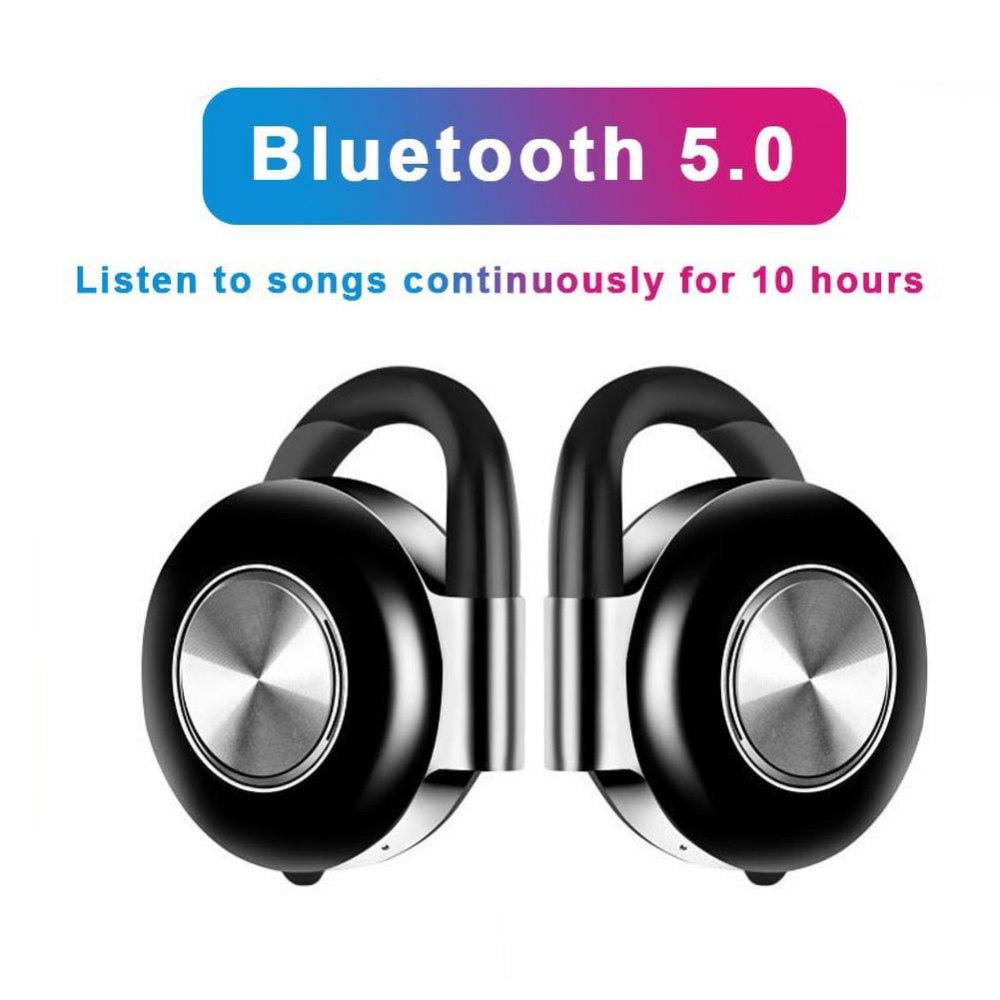 Wireless Running Earbuds, Over Ear Hooks, Water-Resistant Wireless Running Headphones. Bass Boost, Bluetooth 5 Wireless Charging Case, Gift for Runners