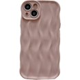 thumbnail image 1 of ORUYROP Designed for iPhone 13 Case,Water Ripple Pattern Curly Wave Frame Soft Cute Phone Cover for Men Women Girls, Pink, 1 of 7